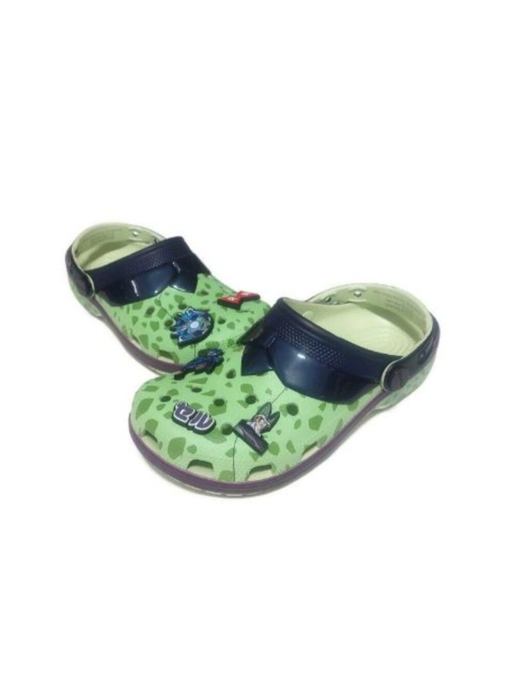 CROCS Dragon Ball Z Cell Classic Clog Mens 6 Womens 8 Sandals Croslite Green NWT - Picture 4 of 12